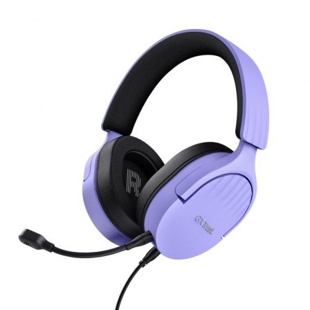 Trust Gaming Auriculares GXT 489 Fayzo con Micrófono Jack 3.5 mm Morados Trust Gaming Auriculares GXT 489 Fayzo con Micrófono Jack 3.5 mm Morados